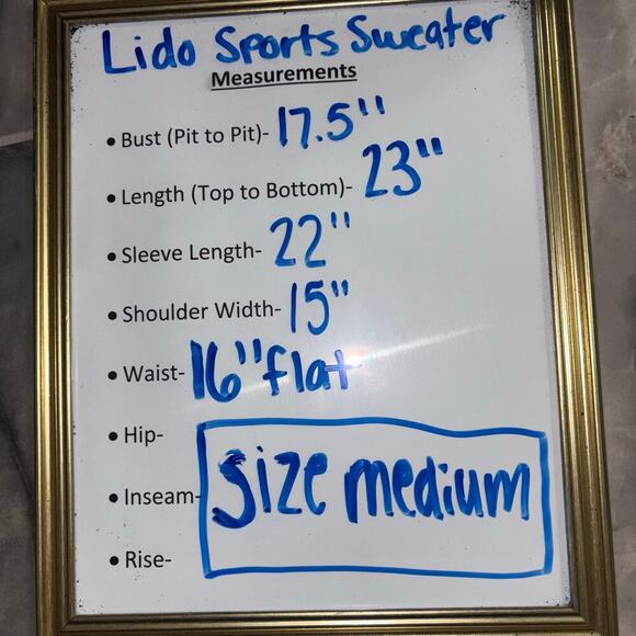 Vintage Lido Sports 100% Wool Ski Sweater – Made in USA- Winter Sweater- Medium - Picture 15 of 15